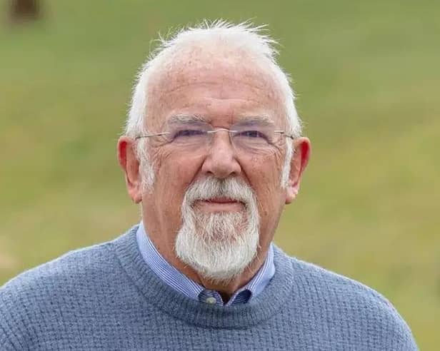 Retired Pastor, Clive Johnston.