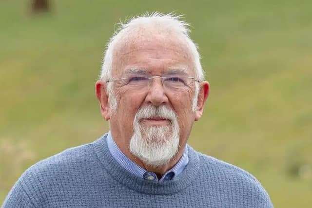 Retired Pastor, Clive Johnston.